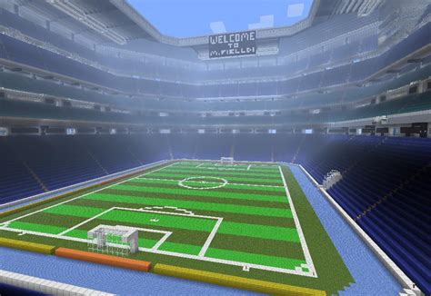Huge Football Stadium Project Minecraft Map