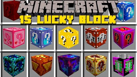 15 Melhores Lucky Blocks Do Minecraft Youtube