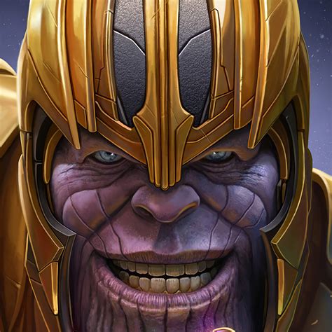 2048x2048 Thanos Marvel Lenticular Ipad Air Hd 4k Wallpapers Images