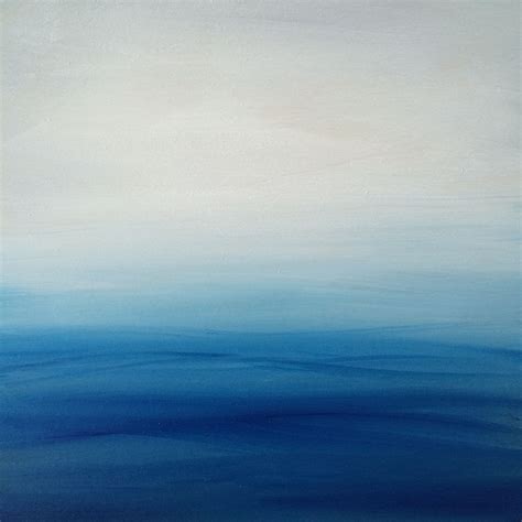 Abstract Calming Art The Morning Sea By Geraldine Aikman Kennebunk