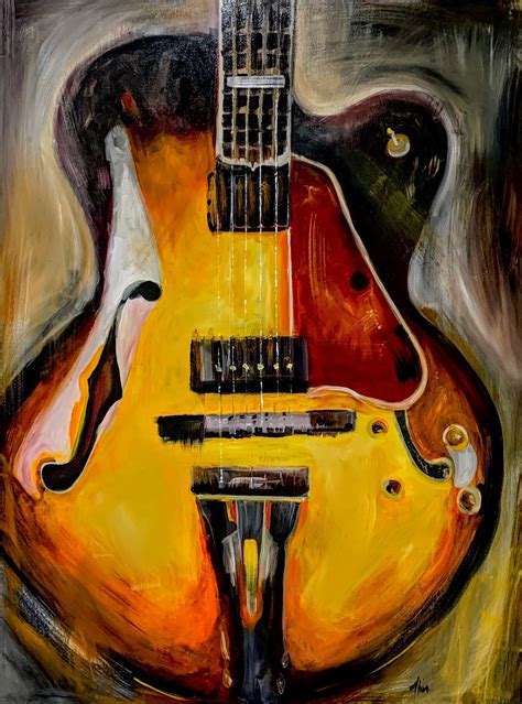 Large Original Contemporary Painting Oil On Canvas Gibson L5