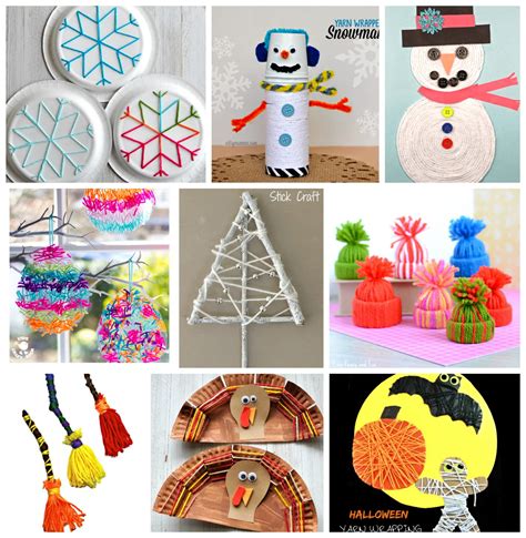 40 Fun Fantastic Yarn Crafts - The Pinterested Parent