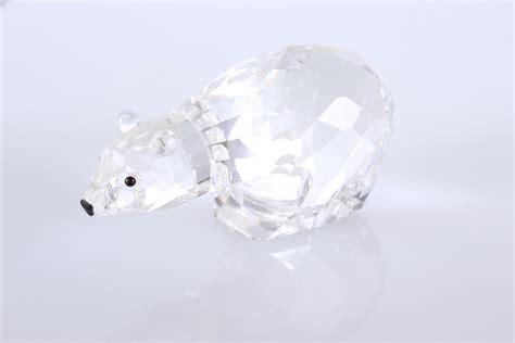 Lot Swarovski Crystal Polar Bear Figurine