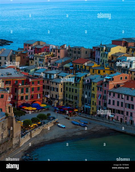 Villages Of Cinque Terre Italy Stock Photo Alamy
