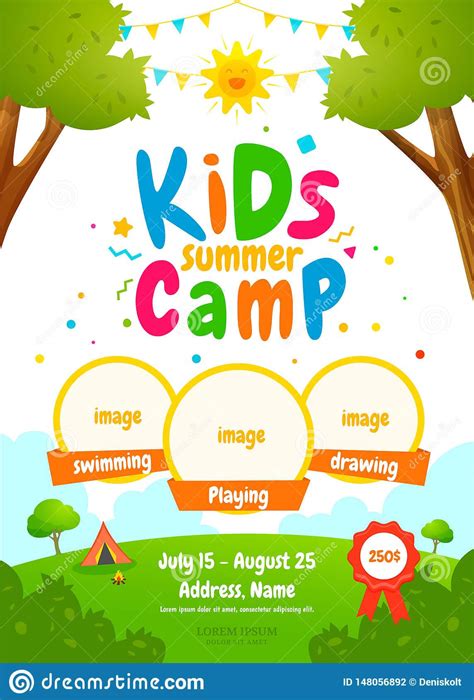 summer camp flyer template free