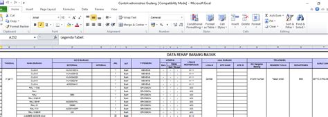 Contoh laporan persediaan software zahir accounting. Contoh Laporan Stok Barang Gudang Excel - Kumpulan Contoh ...