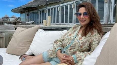 Madhuri Dixit Shares Throwback Picture Of Her Recent Maldives Trip Sunkissed Bollywood