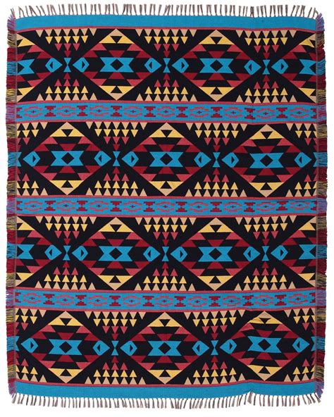 Southwest Style Ultra Soft Throw Blankets 50 X 64 In El Paso Designs