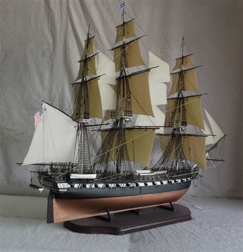Uss Constitution Plastic Model Sailing Ship Kit 196 Scale