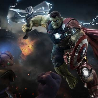 Avengers Hulk Endgame Wallpapers Artwork Superheroes 4k