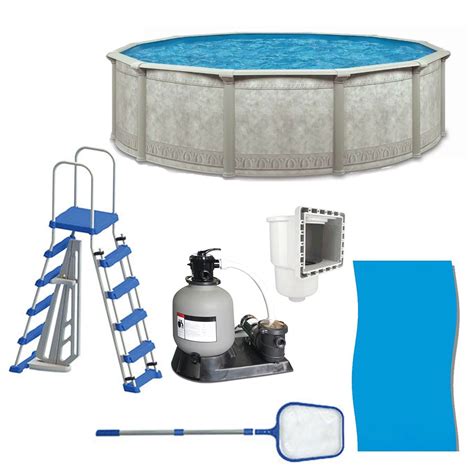 Buy Aquarian Khaki Venetian 24 X 52 Above Ground Swimming Pool Kit