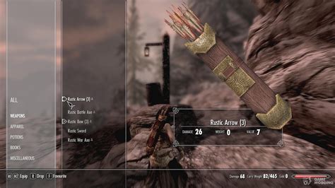 Rustic Nord Hero Weapon Set Para TES V Skyrim