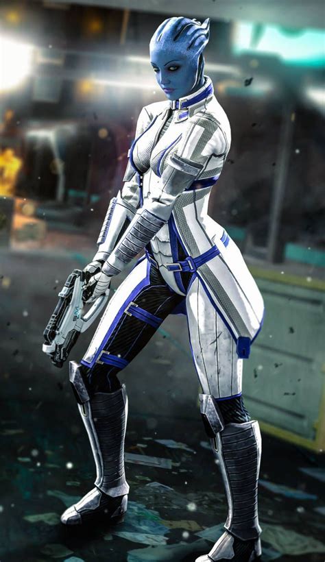 Mass Effect Tali Mass Effect Cosplay Mass Effect Characters Female Characters Cyberpunk