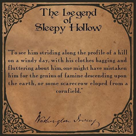 🎃quote From The Legend Of Sleepy Hollow By Washington Irving🎃