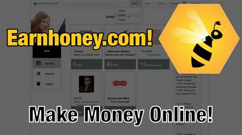 Learn how you can make money watching videos on your couch. Earn Cash Watching Videos with Earnhoney.com - Make Money Online - YouTube