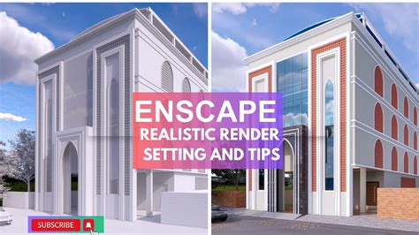 Enscape Realistic Render Setting And Tips Youtube