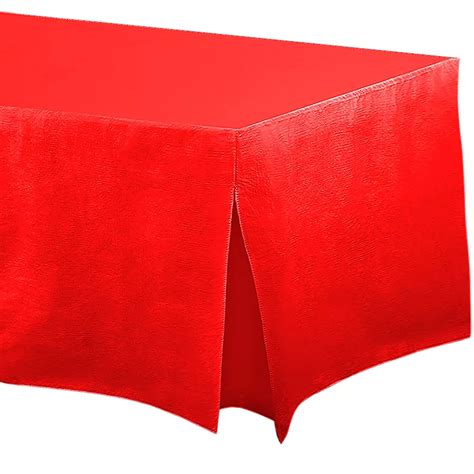 Red Vinyl Tablecloth
