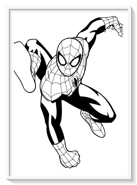 Dibujos De Spiderman Para Imprimir Dibujar El Hombre Araña dibujos
