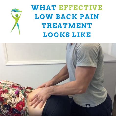 The Most Effective Lower Back Pain Treatment