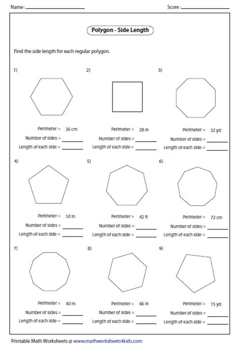 3rd grade math polygons worksheets drawing polygons worksheet