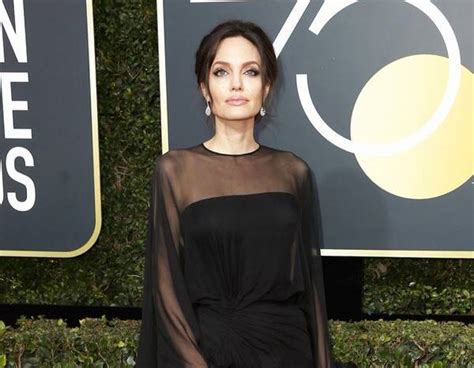 Angelina Jolie From 2018 Golden Globes Red Carpet Fashion E News
