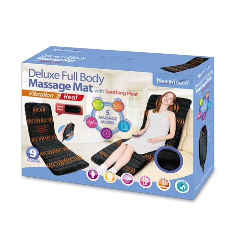 health touch deluxe full body massage mat with soothing heat