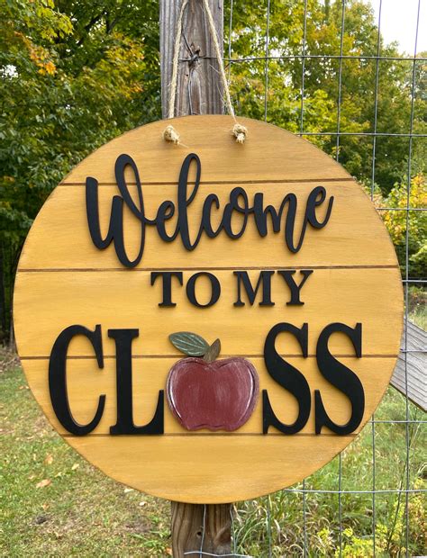 Welcome To My Classroom Classroom Sign Welcome Sign Etsy