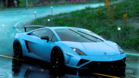 Online Crop Blue Lamborghini Gallardo Coupe Driveclub Car Race