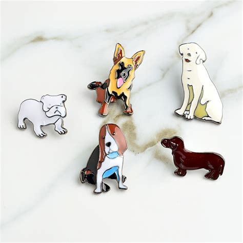 Buy Dog Pins Dog Brooches Enamel Pin Badges Lapel Pins