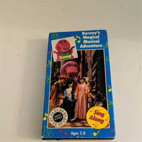 BARNEY BARNEYS Magical Musical Adventure VHS 1993 Sing Along 5 46
