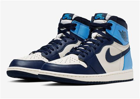 Air Jordan 1 Retro High Og Sail Obsidian University Blue