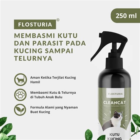 Jual Flosturia Cleancat Semprotan Obat Spray Kucing Anti Scabies Kutu I