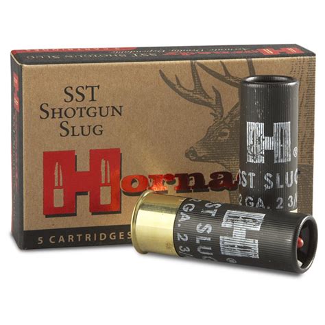 Hornady Sst 12ga 2 34 300gr Ftx Slug 5rd Box 8623 Dunns Sporting