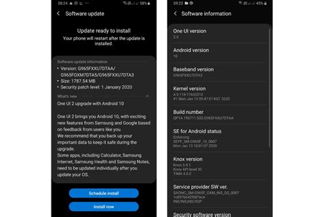 Samsung Galaxy S9 Galaxy S9 Android 10 Update With One Ui 2 Starts
