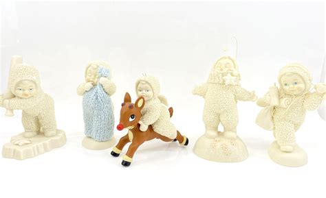 Lot - 5pc Dept 56 Snowbabies