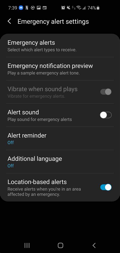 Solved Emergency Alerts Samsung Community 1168225