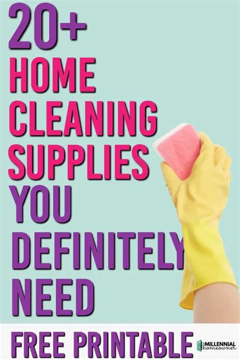 The House Cleaning Supplies Checklist You Must Have These October 2023
