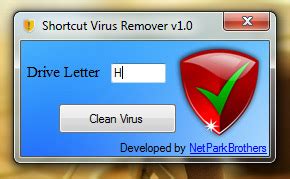 Step 2) now add the path of drive that has shortcut viruses. Shortcut Virus Remover Download and Install | Windows