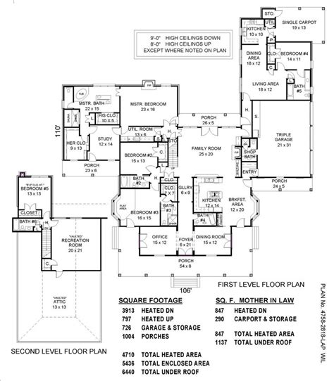 Grandchildren come visit for extended periods. house plans with mother in law suites | Sullivan Home Plans: June 2010 | house ideas | Pinterest ...