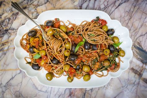 Spaghetti Alla Puttanesca Recipe Great Italian Chefs