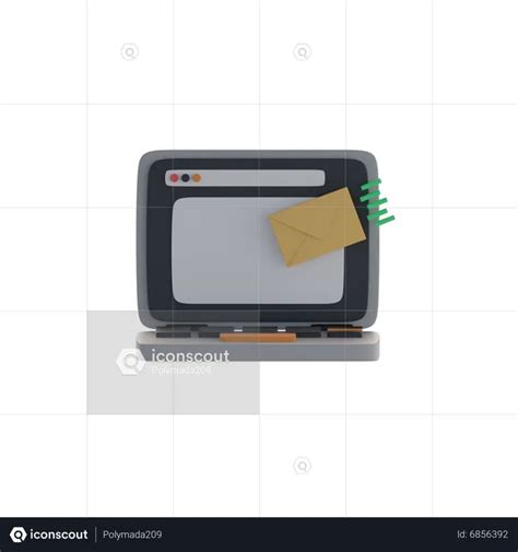Inbox 3d Icon Download In Png Obj Or Blend Format