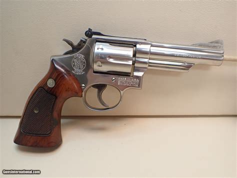 Smith And Wesson Model 19 3 357 Magnum 4 Barrel Nickel Finish K Frame