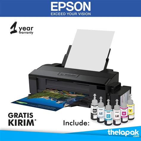 It delivers superior colour reproduction for. Jual Printer Epson L1800 A3 Photo Ink Tank Original di ...