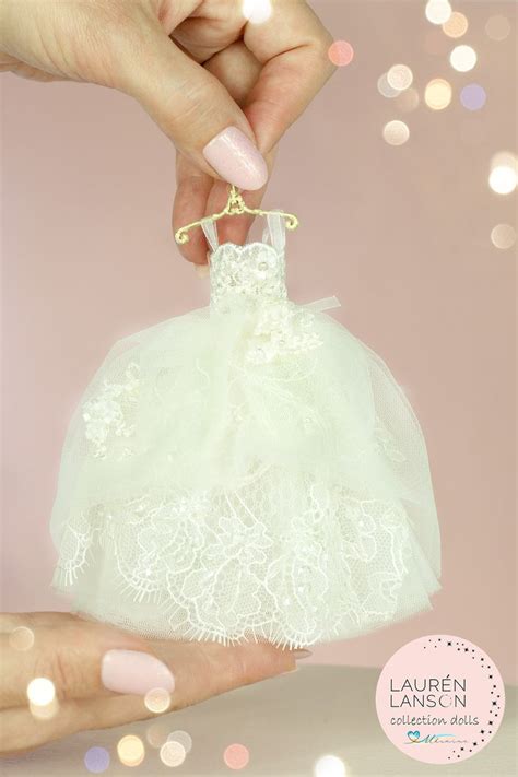 vanilla sky 1 12 scale miniature wedding dress for the etsy etsy vanilla sky miniature dress