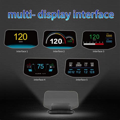 Obd Gps Car Head Up Display Support Display Information On The