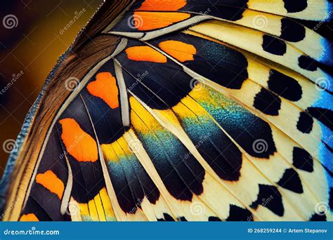 Butterfly Wing Texture Background Insect Wings Macro Pattern