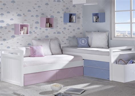 La chambre à coucher joue un rôle essentiel lorsqu'on est enfant. Aménagement de chambre partagée petits espaces chez Ksl Living