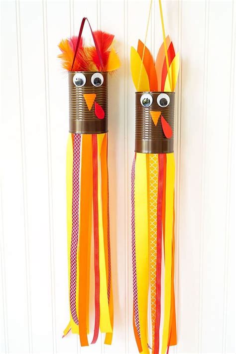 30 Easy Thanksgiving Crafts For Kids That Will Double As Decorations