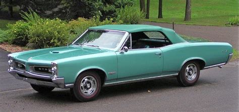 1966 Gto Convertible In Marina Turquoise With A Turquoise Top One Of 5