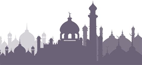 Mosque Silhouette Or Masjid Transparent Download Png Image